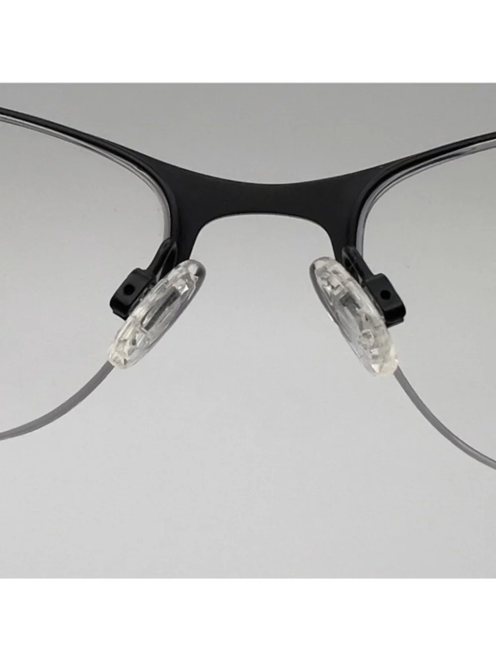Kirkland Signature Pepper Eyeglass Frames Semi Rimless Cat Eye Black 52-18-135